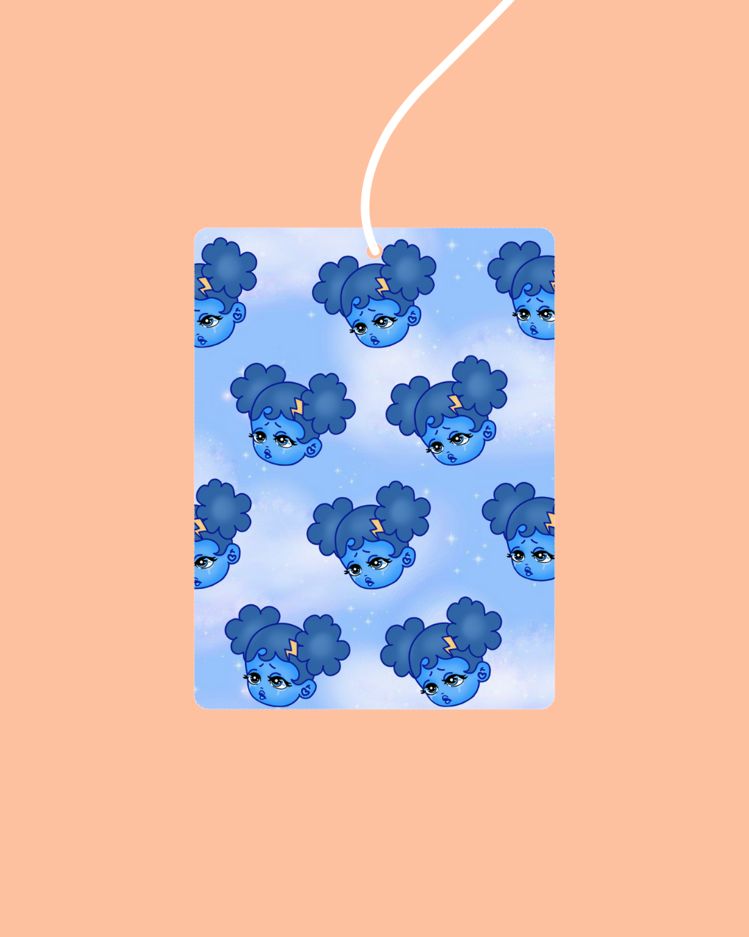 SadGirl Pattern Car Air Freshner