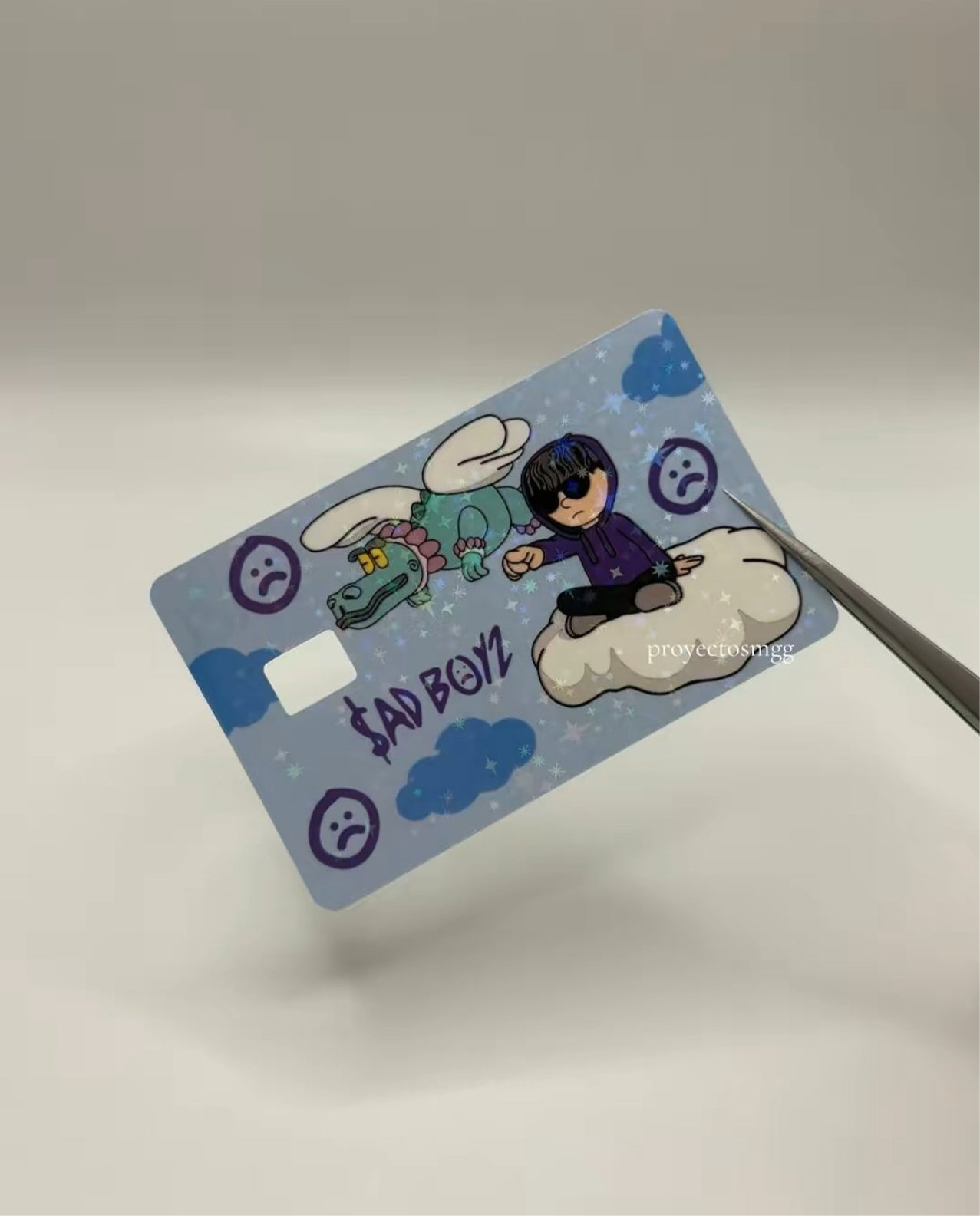SadBoy Blue Card Decal