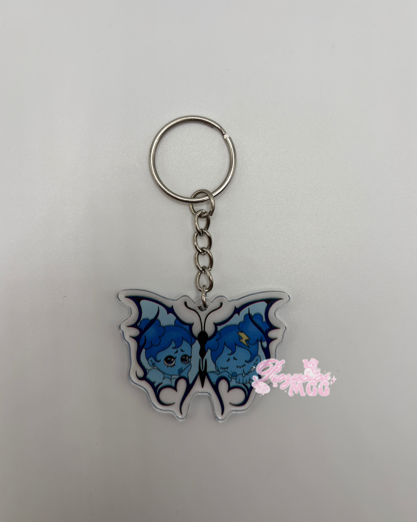 SadGirl Butterfly Acrylic Keychain *discounted*