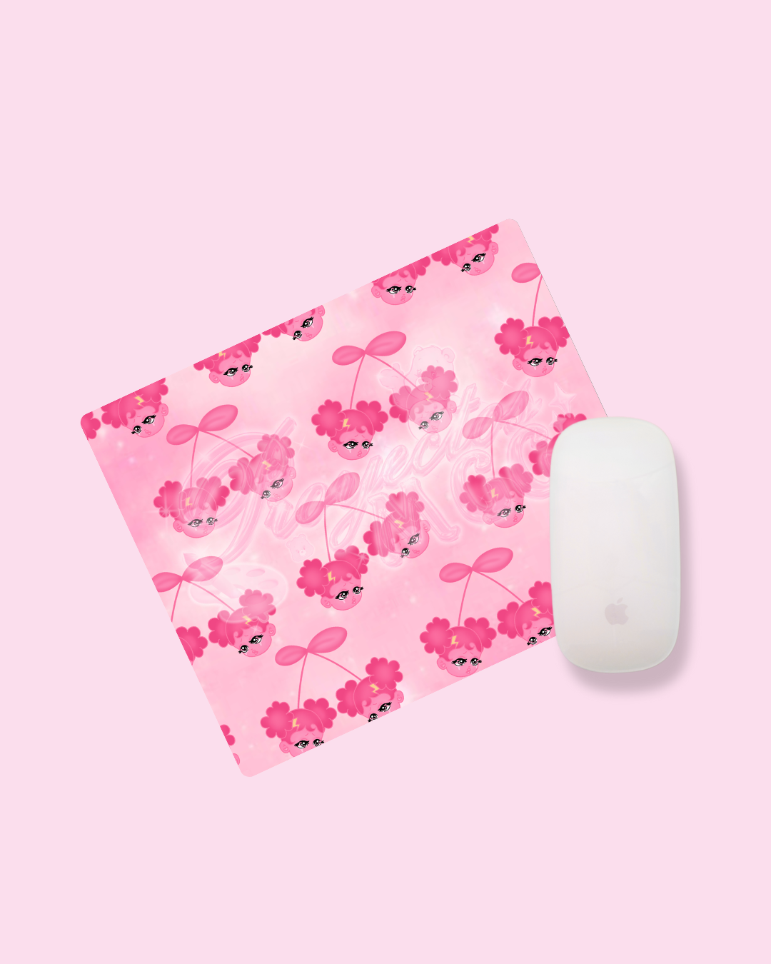 Pink SadGirl Cherry Mouse Pad
