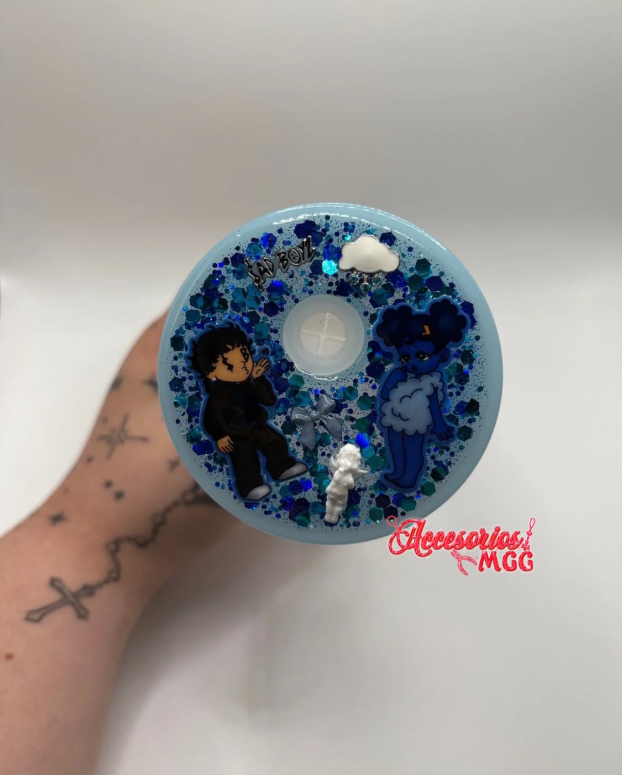 SadBoy 16oz. Glass Cup