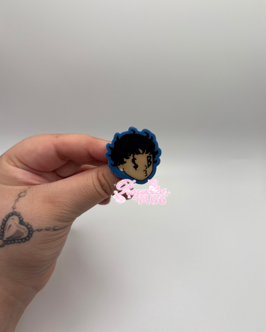 SadBoy Face Croc Charm