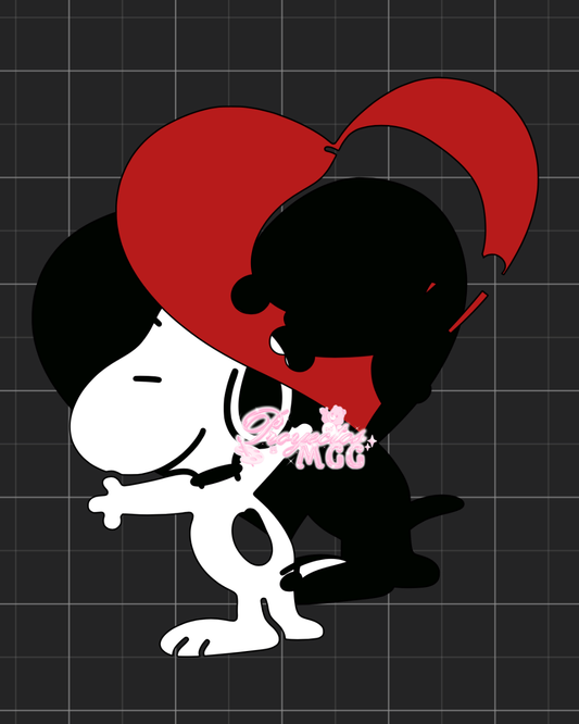 Snoop w/ Heart SVG Digital File