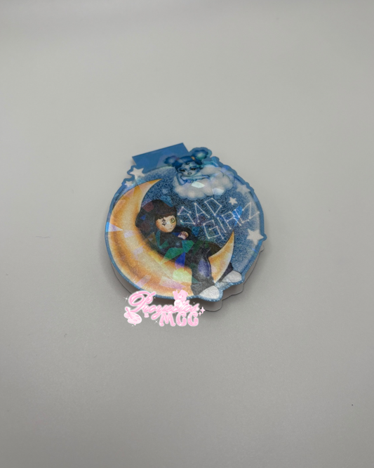 SadGirl Luna Magnetic Holo Bookmark