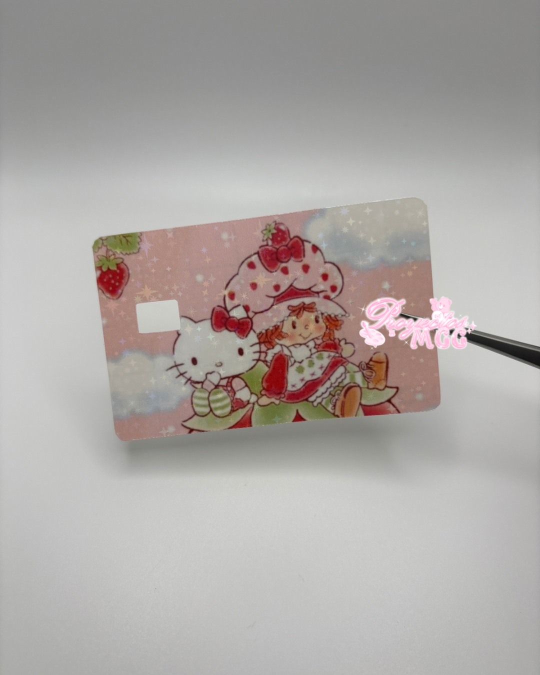 HK Shortcake Holo Card Decal