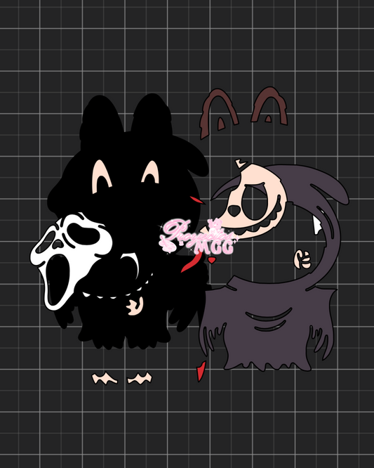 Bubu Ghostface SVG Digital File