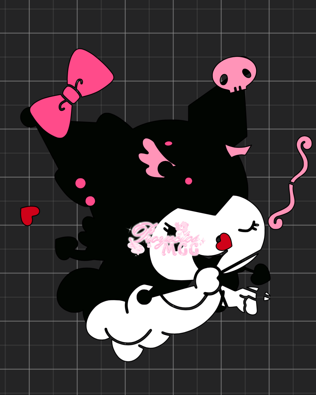 White Bunny V-Day Cupid SVG Digital File