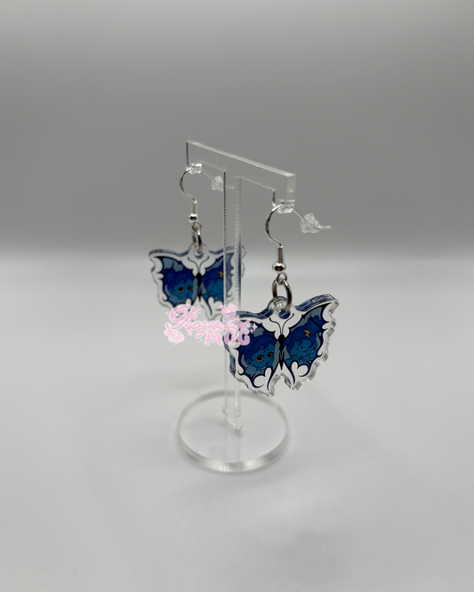 SadGirl Butterfly Acrylic Earrings
