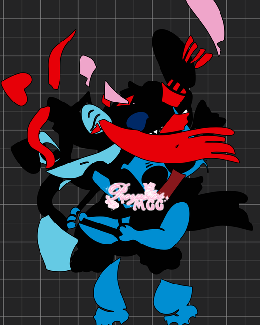 Blue Koala V-Day Cupid SVG Digital File