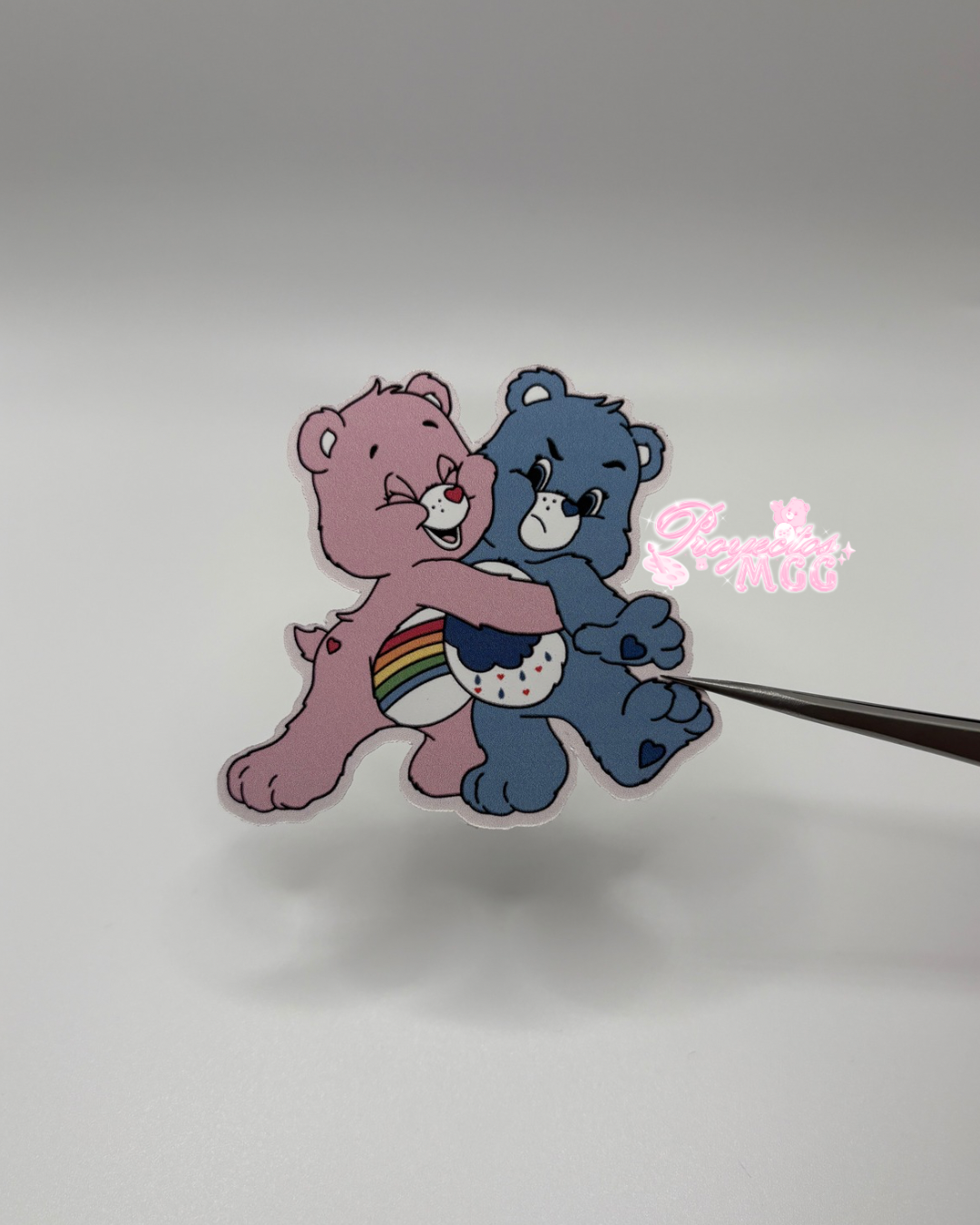 Cheer & Grumpy Bear Matte Sticker