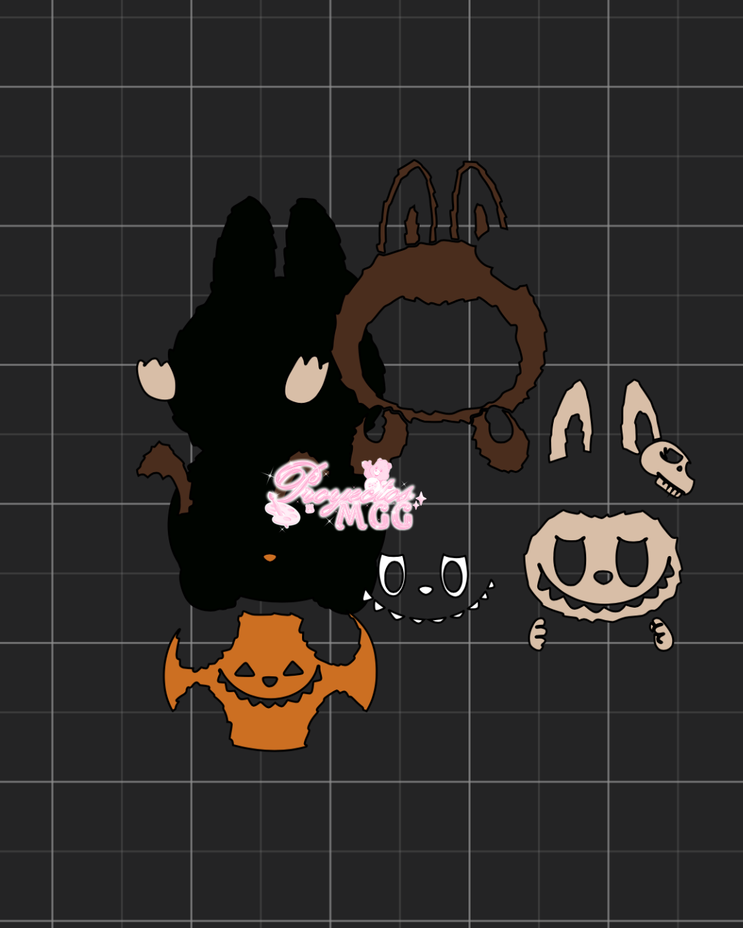 Bubu Pumpkin SVG Digital File