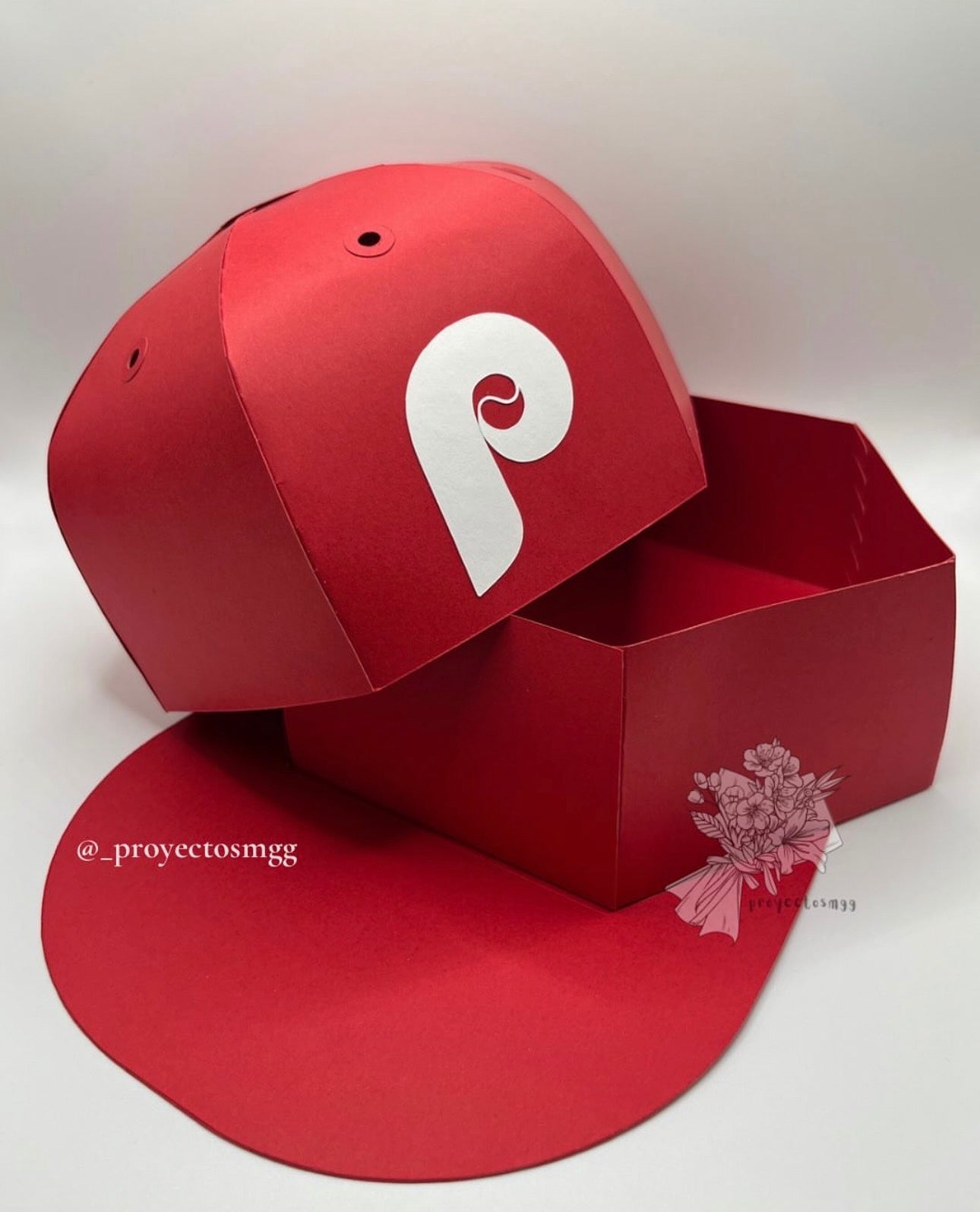 Red Philadelphia Treat Box Hat