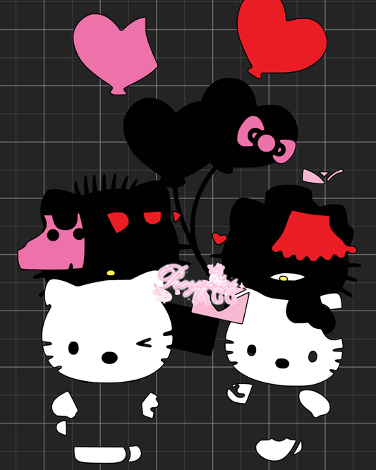 HK & Daniel Vday Outfit SVG Digital File