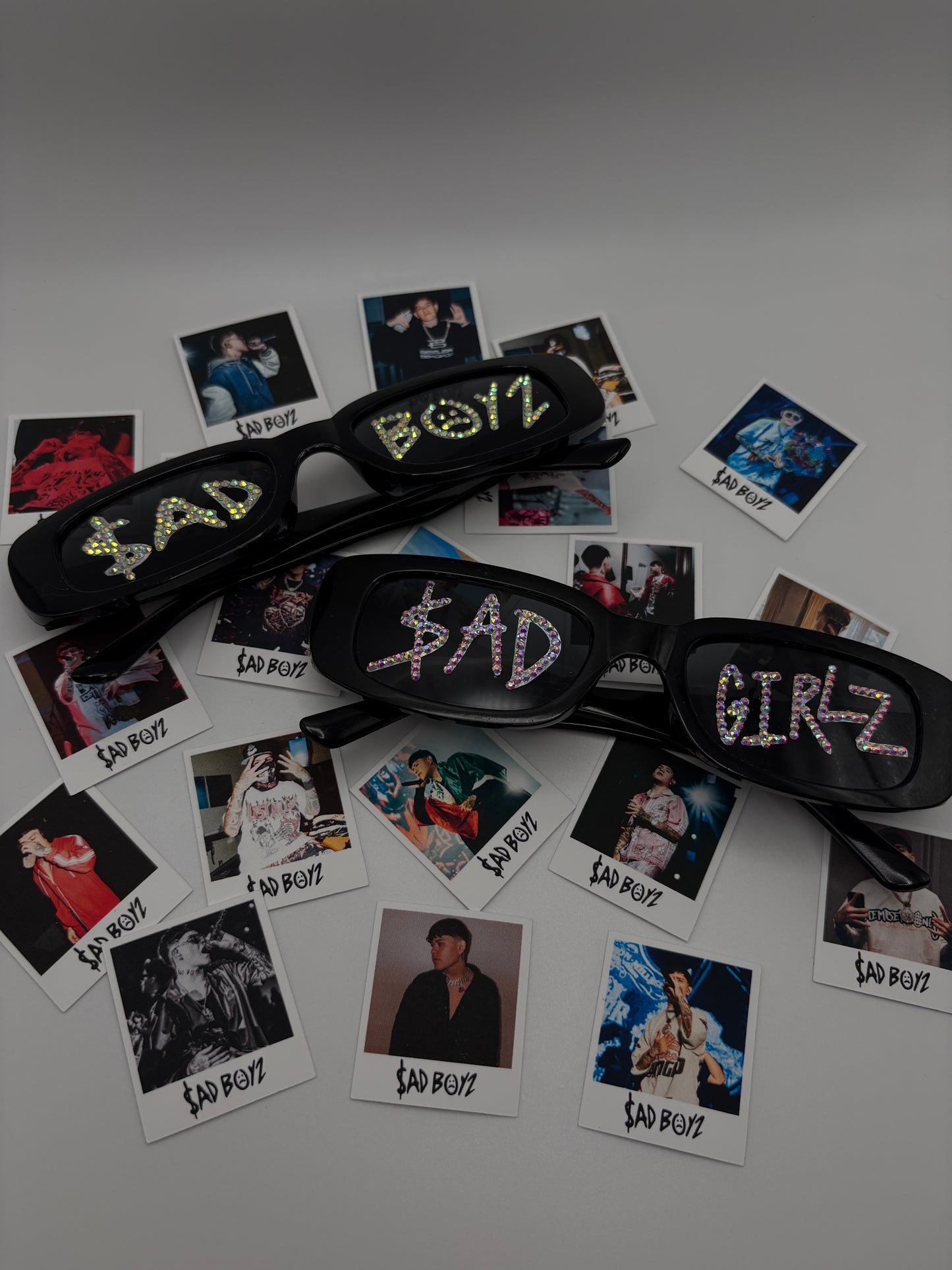 SadBoy OR SadGirl Glasses Lettering *DECAL ONLY*