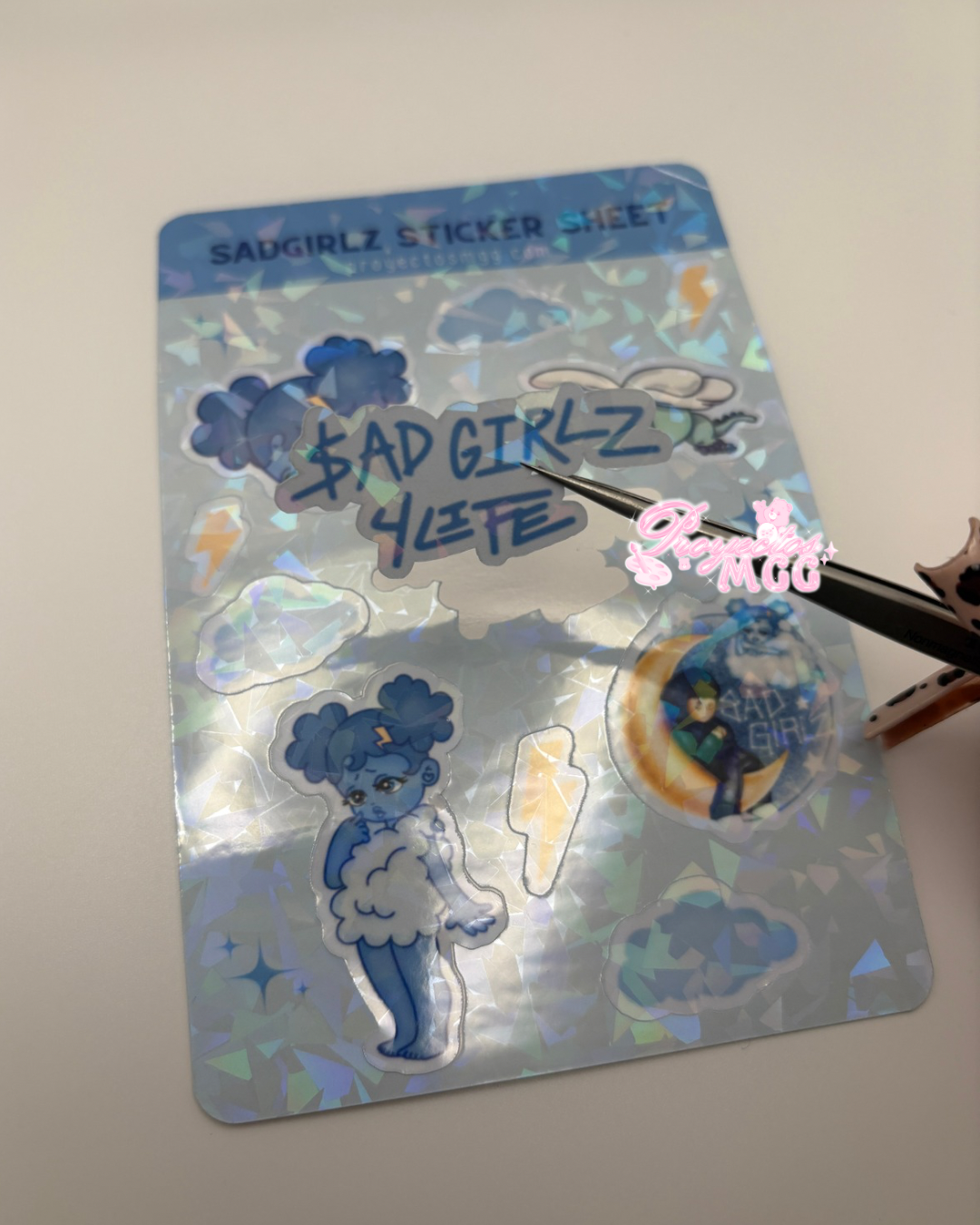 SadGirl Holo Sticker Sheet