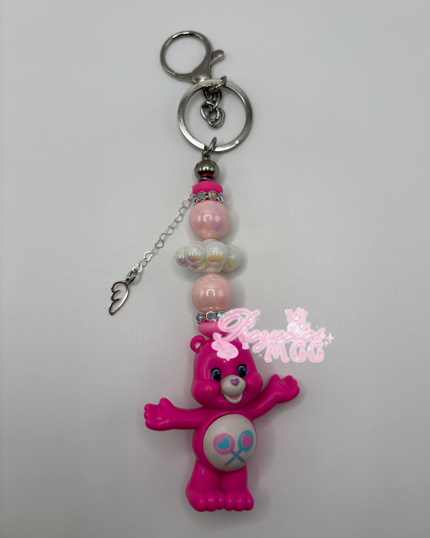 Sharing Bear Beaded Keychain