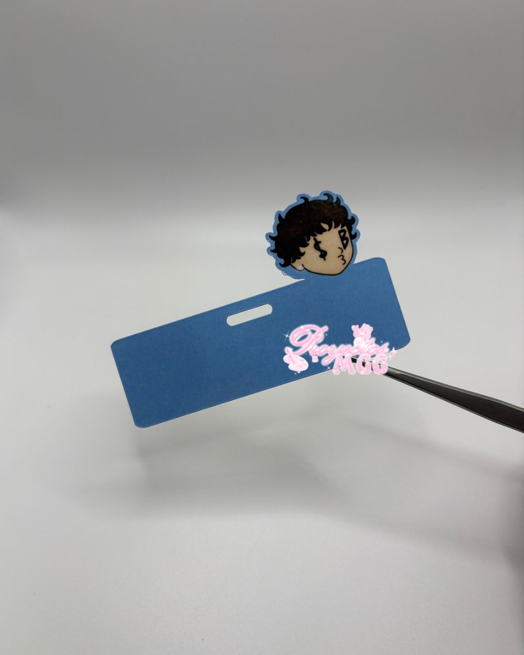 SadBoy Face Horizontal ID Badge Topper