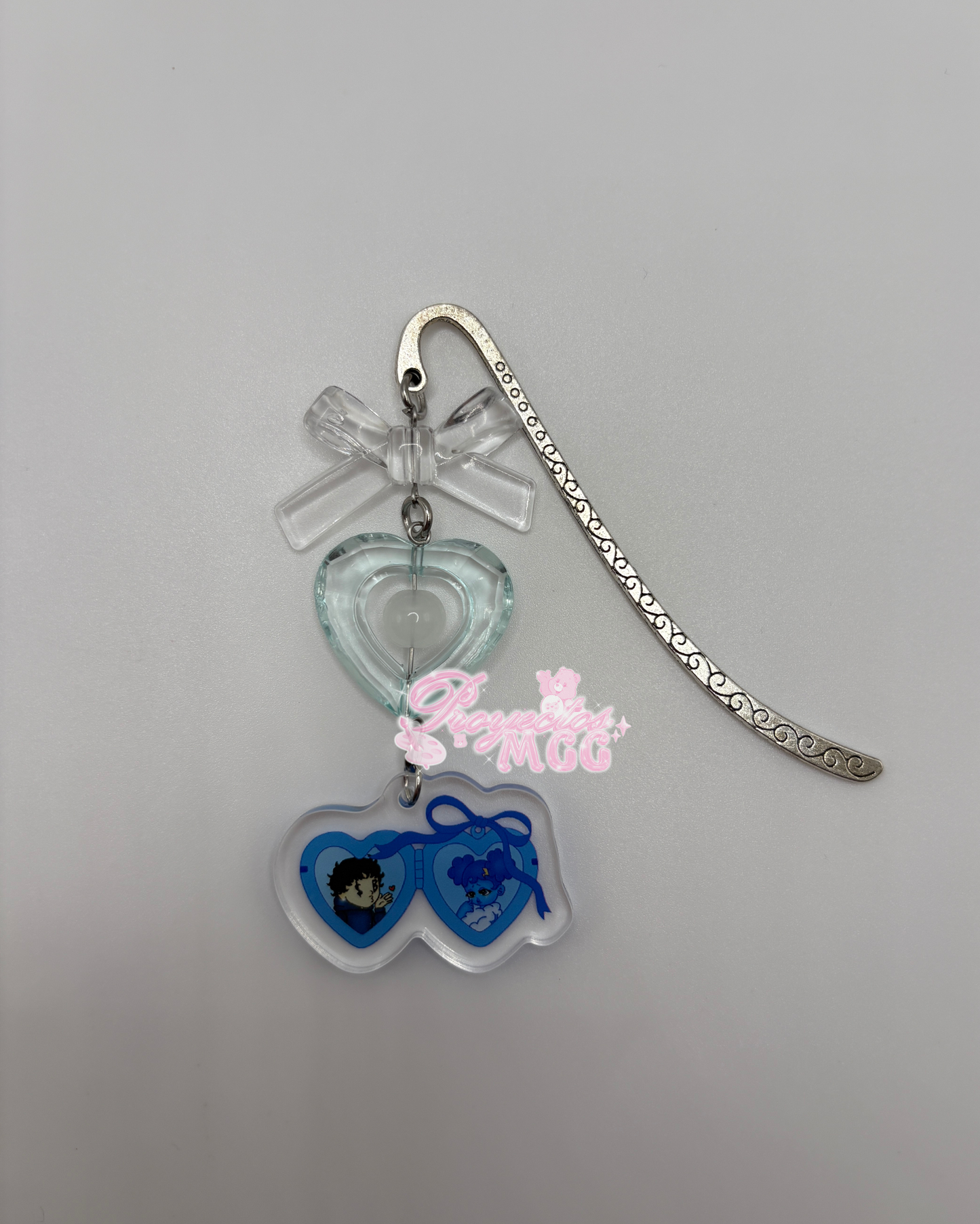 SadBoy & SadGirl Locket Acrylic Charm Bookmark