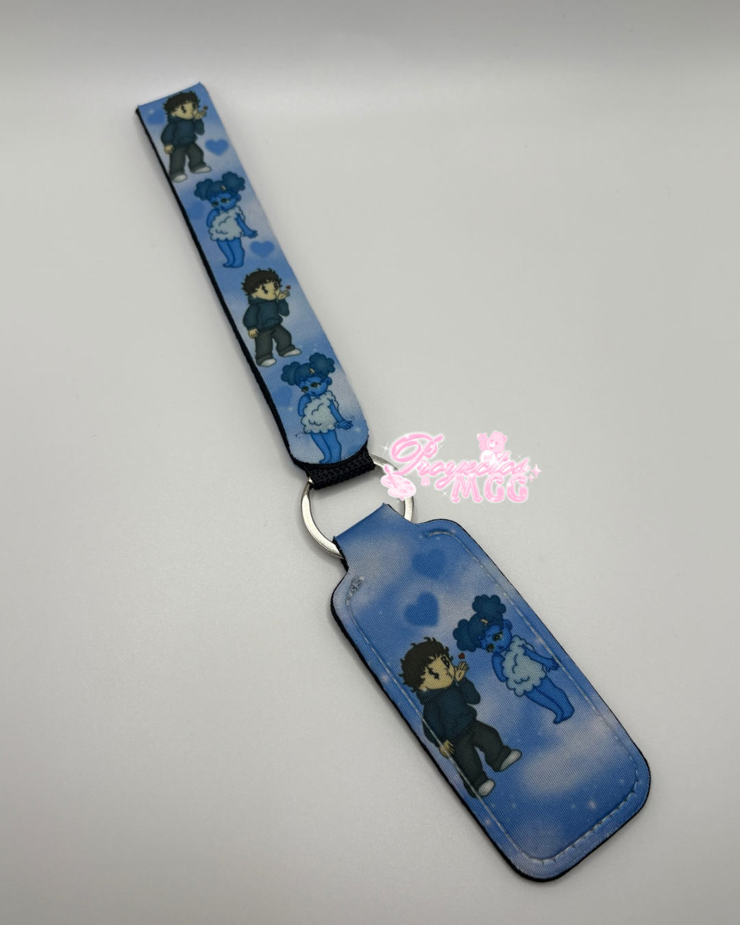SadBoy & SadGirl Wristlet & Chapstick Keychain Bundle