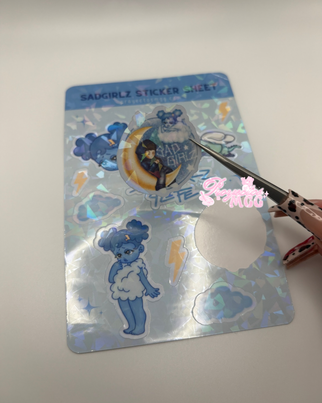 SadGirl Holo Sticker Sheet