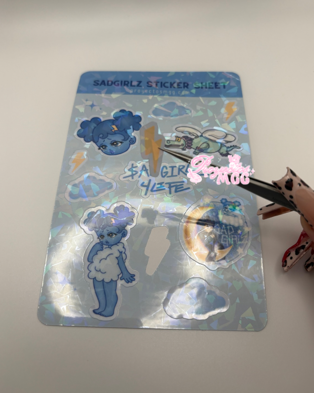 SadGirl Holo Sticker Sheet