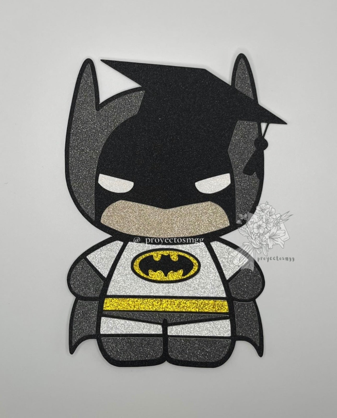 Bat Man Grad Bouquet Topper