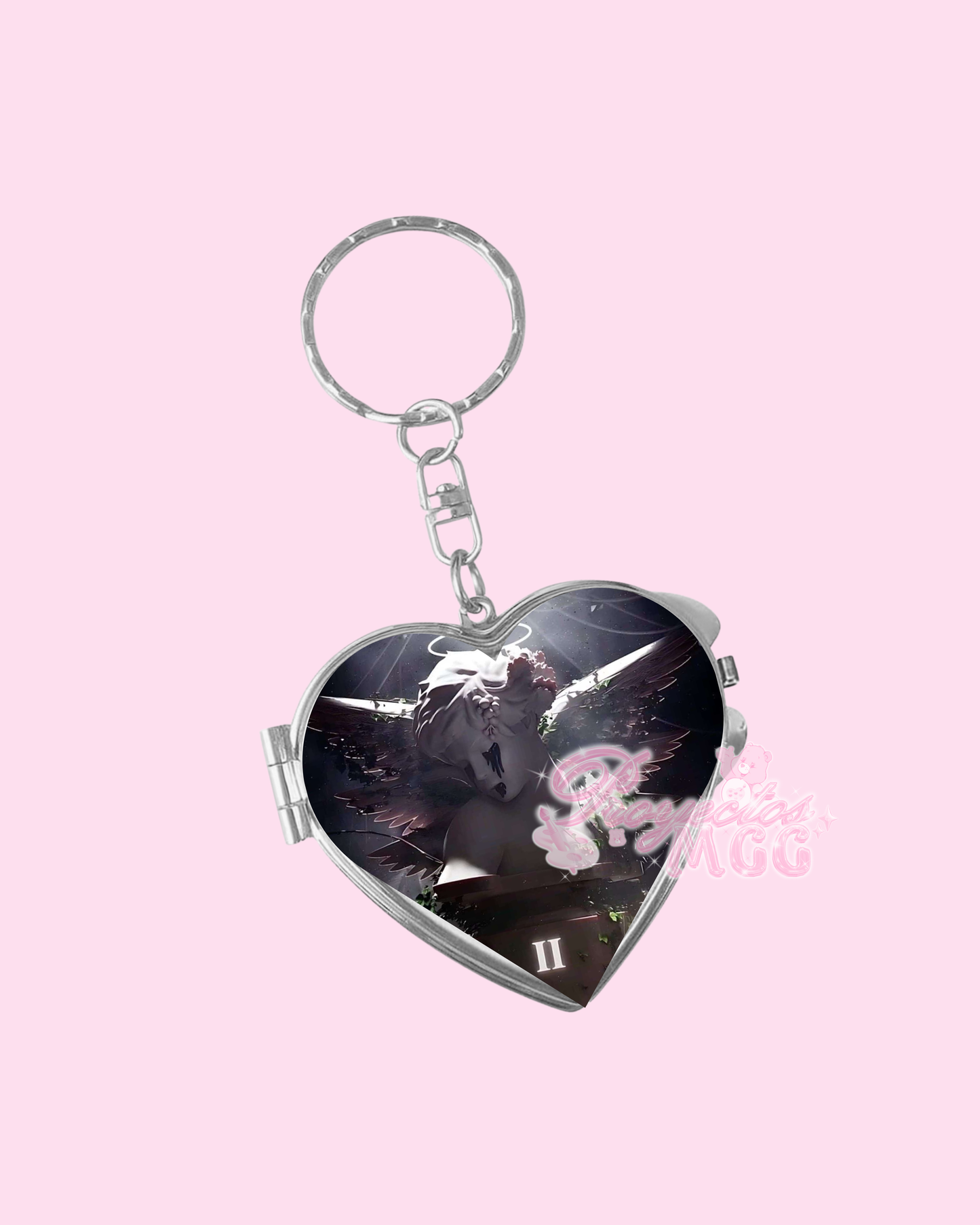 SadBoy 4 Life II Heart Compact Mirror Keychain