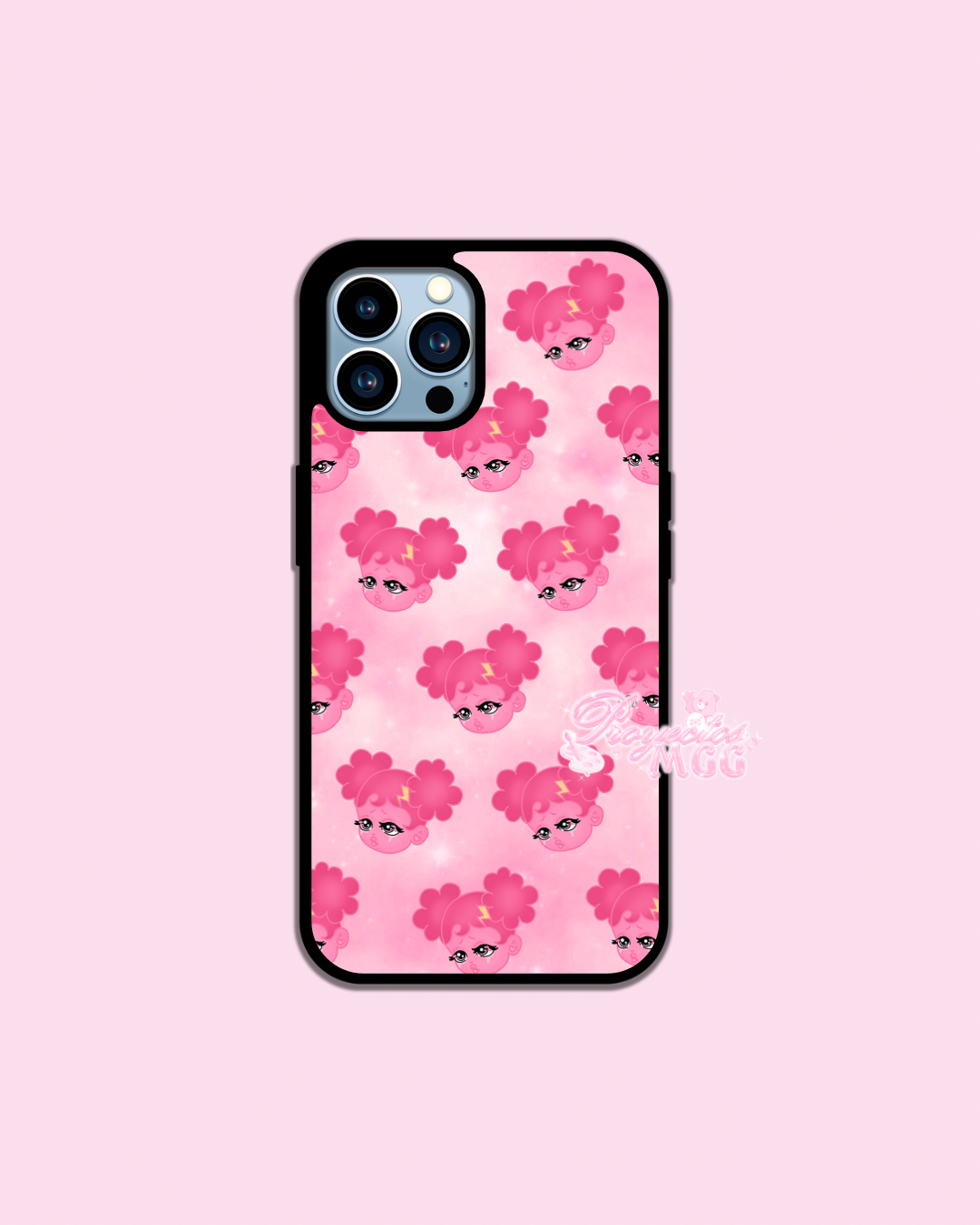 Pink SadGirl Face Phone Case