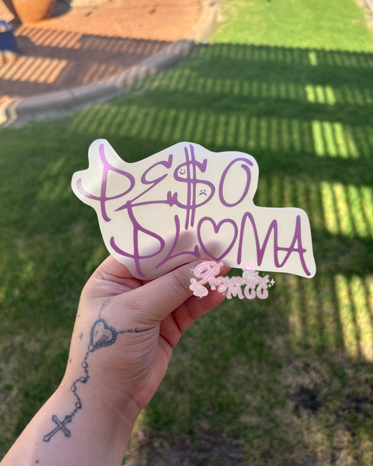 Peso Pluma Vinyl Car Decal