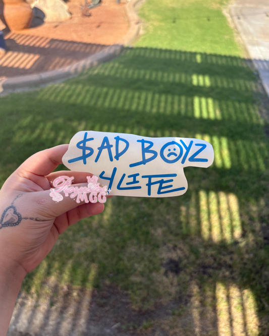 SadBoy 4 Life Vinyl Car Decal
