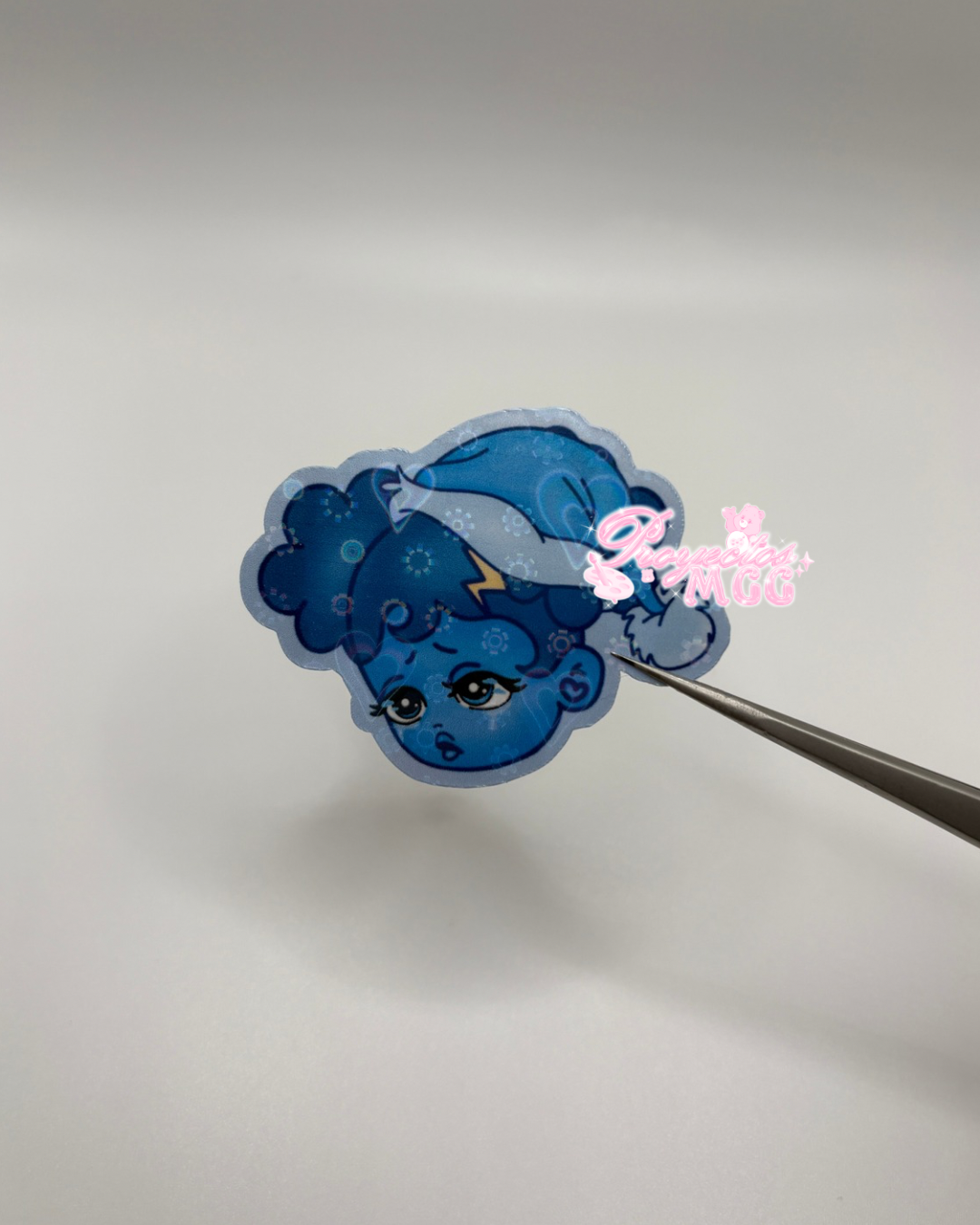 Xmas SadGirl Face Sticker