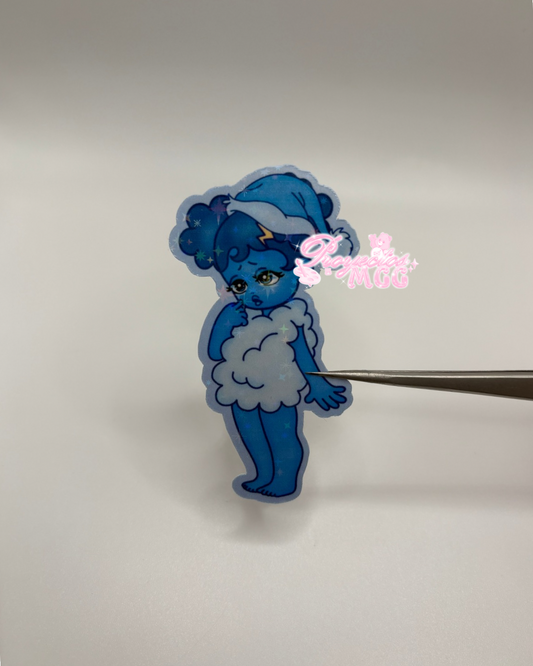 Xmas SadGirl Sticker