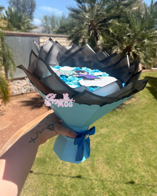 Junior H Música Paper Flower Bouquet