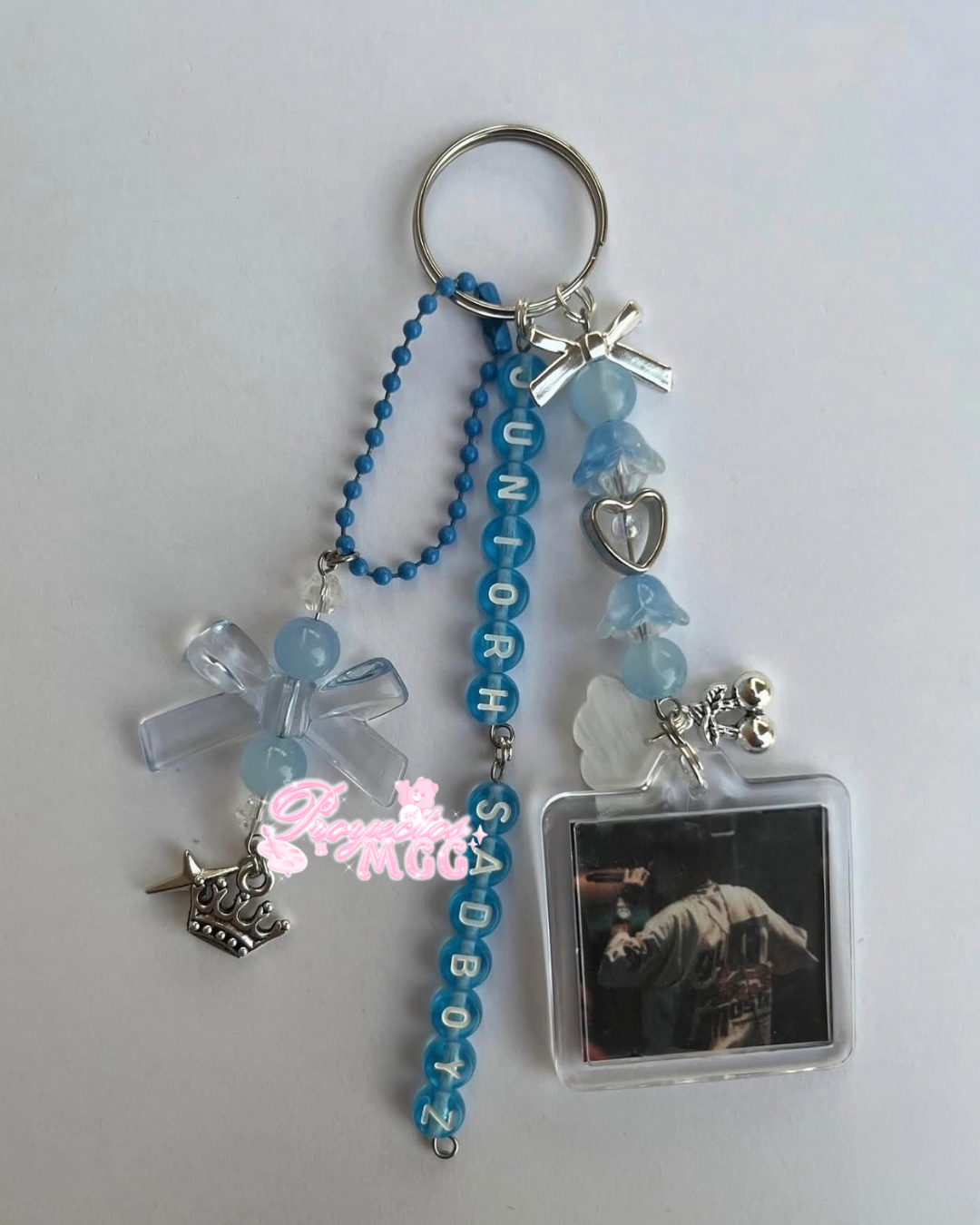 Junior H SadBoy Blue Artist Keychain