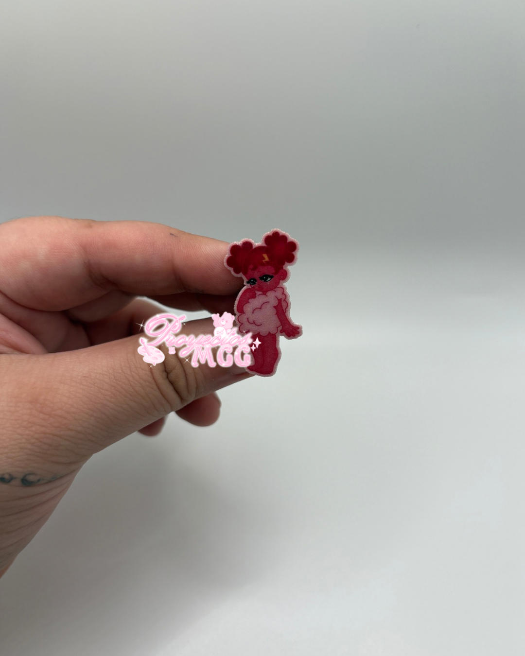 Pink SadGirl Croc Charm