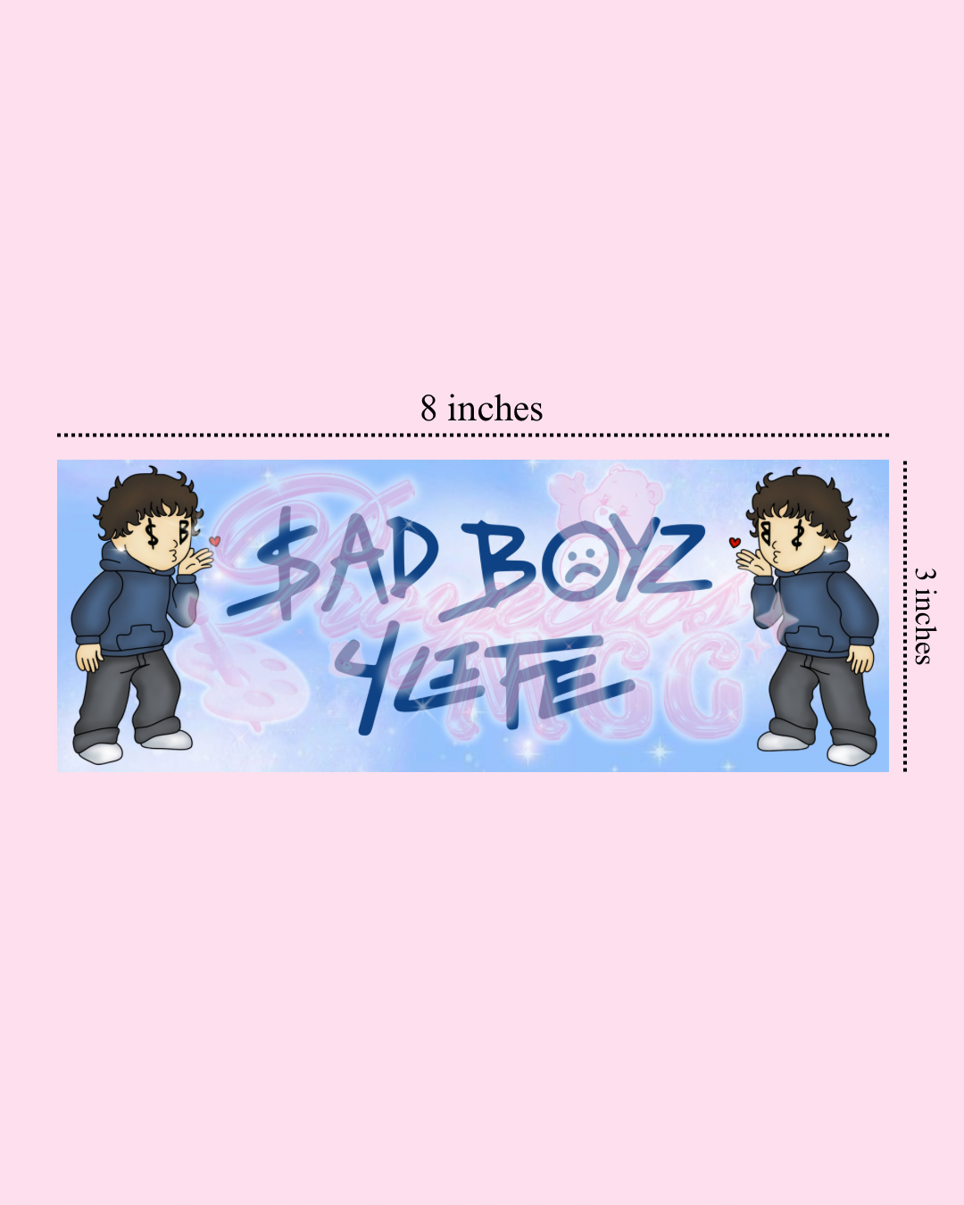 SadBoy “SB4L” Bumper Car Decal