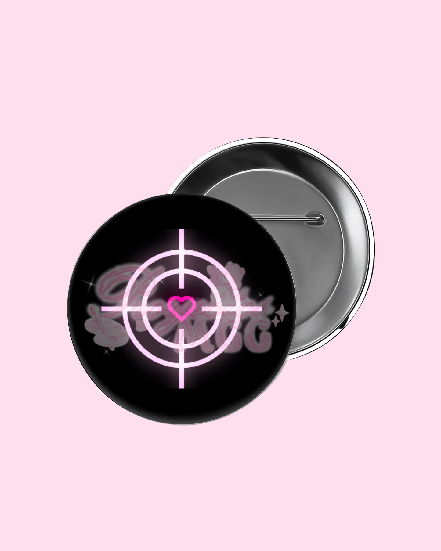 Heart Scope Badge Pin