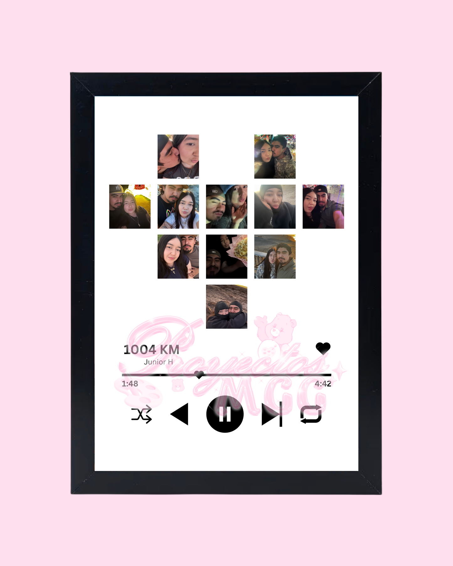 Personalized Heart Song Frame
