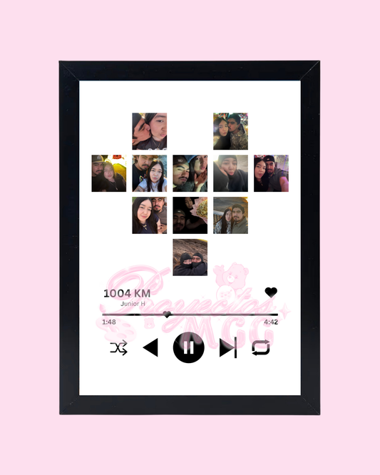 Personalized Heart Song Frame