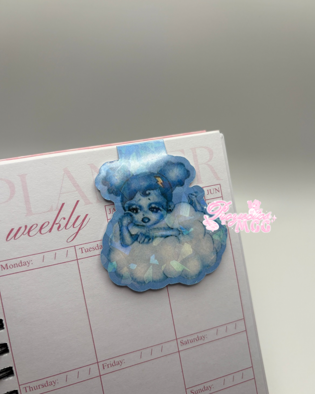SadGirl Cloud Holo Magnetic Bookmark