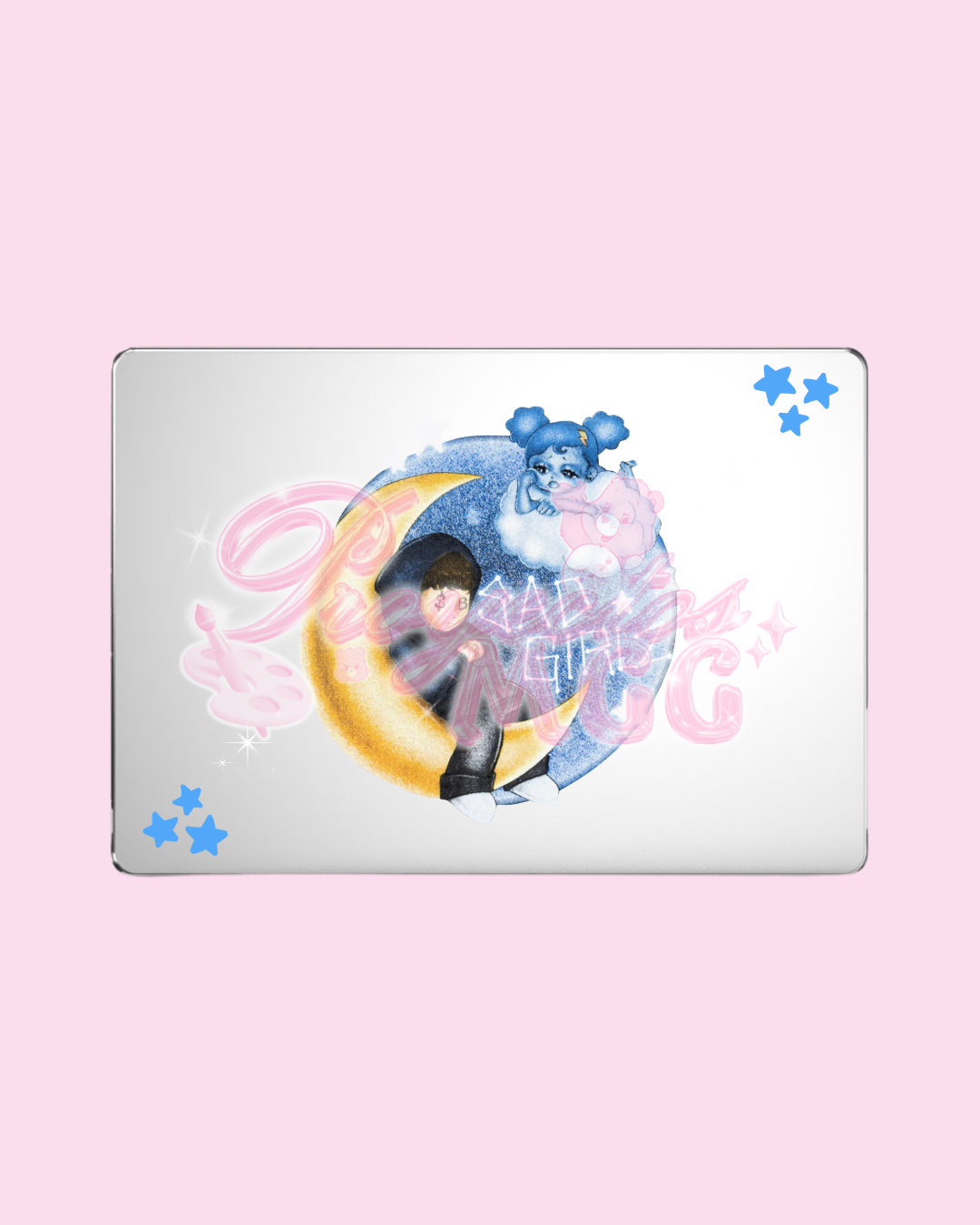 SadGirl Luna Clear Laptop Case