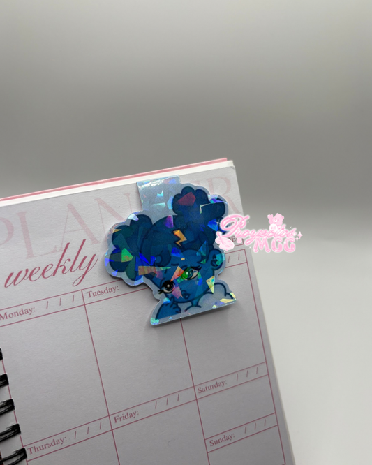 SadGirl Peeker Holo Magnetic Bookmark