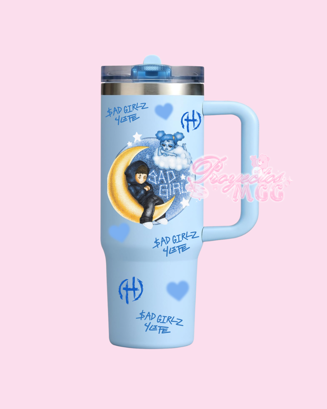 Blue SadGirl Luna $G4L Tumbler
