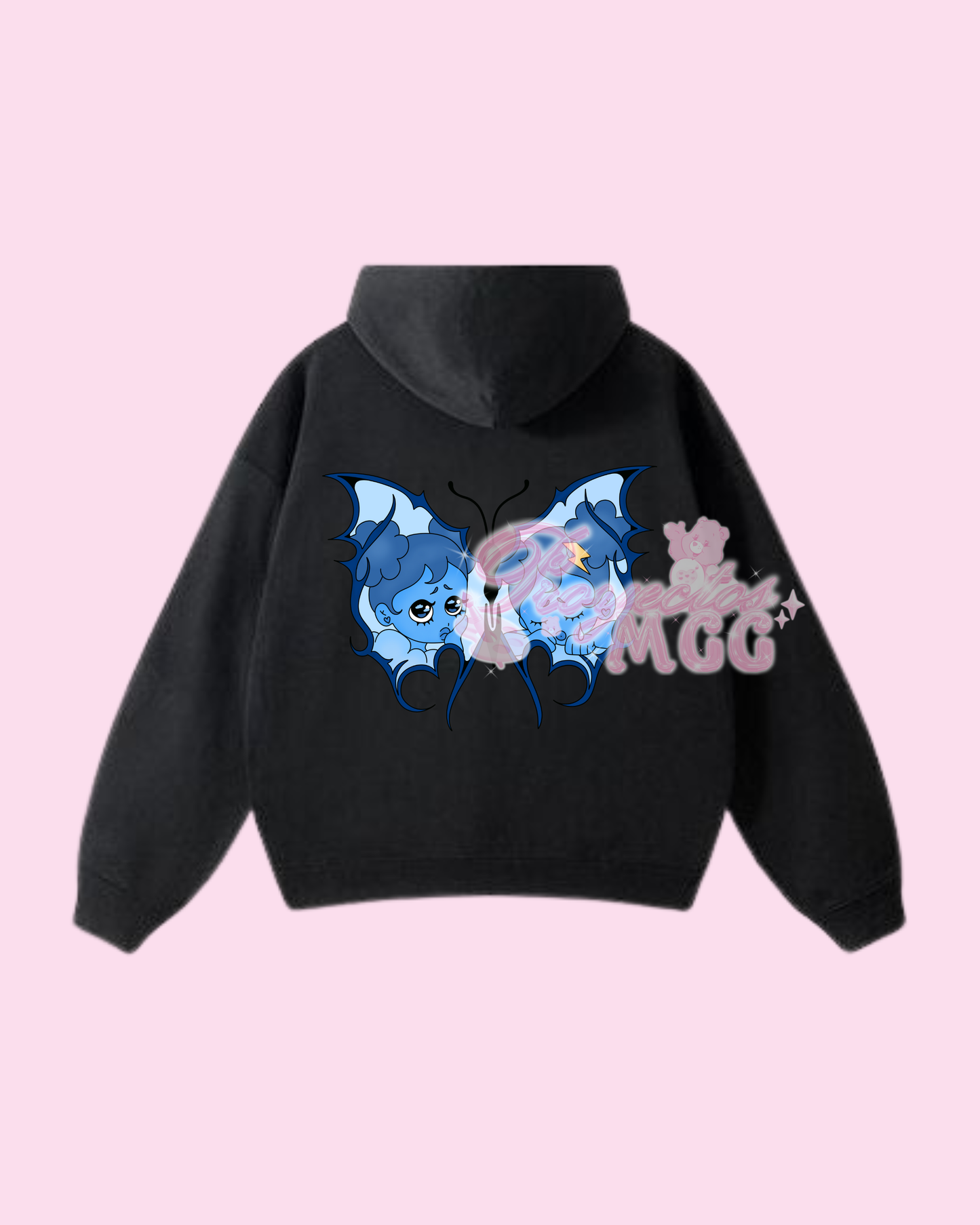 Blu SadGirl Butterfly Hoodie Size M *discounted*
