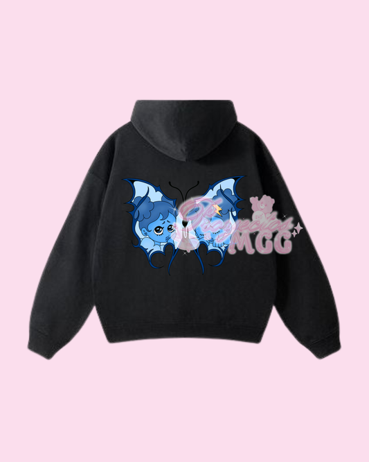 Blu SadGirl Butterfly Hoodie