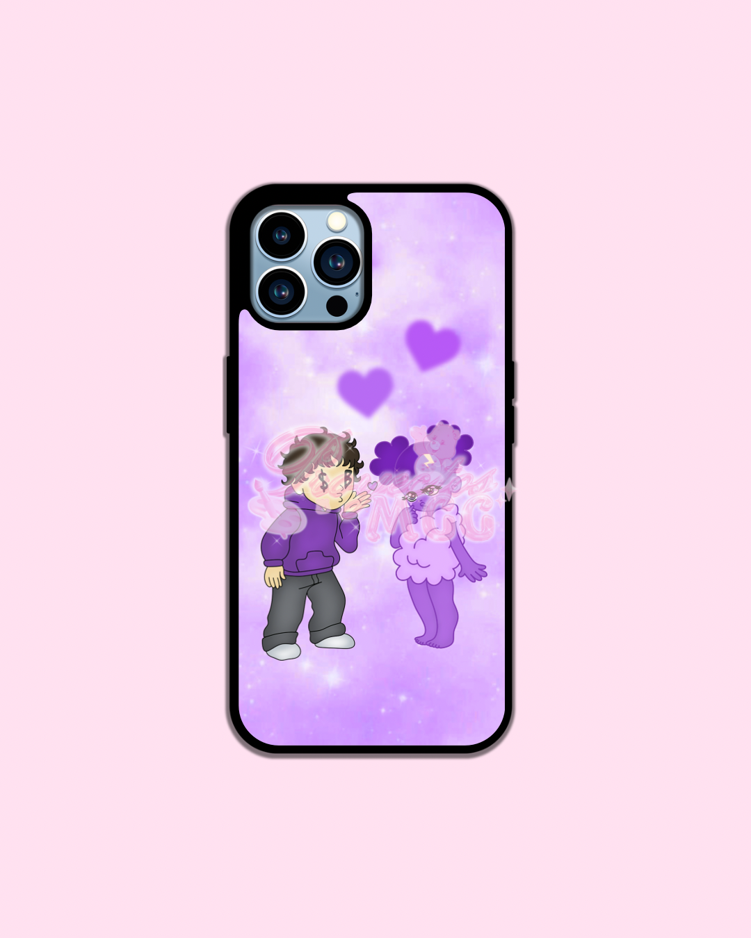 Purple SadBoy & SadGirl Phone Case