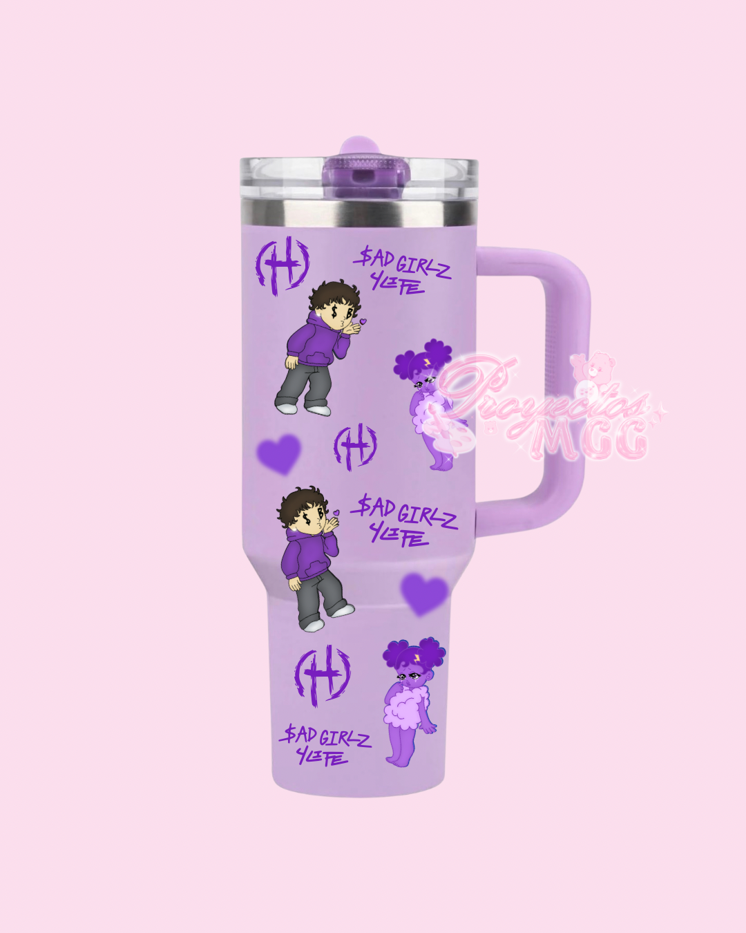 Purple SadBoy & SadGirl $G4L Tumbler