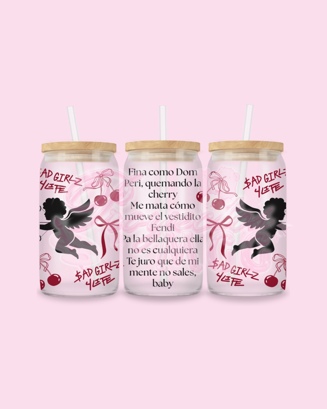 La Cherry Glass Cup