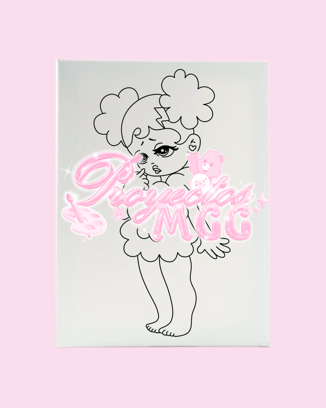 SadGirl Prepped Canvas