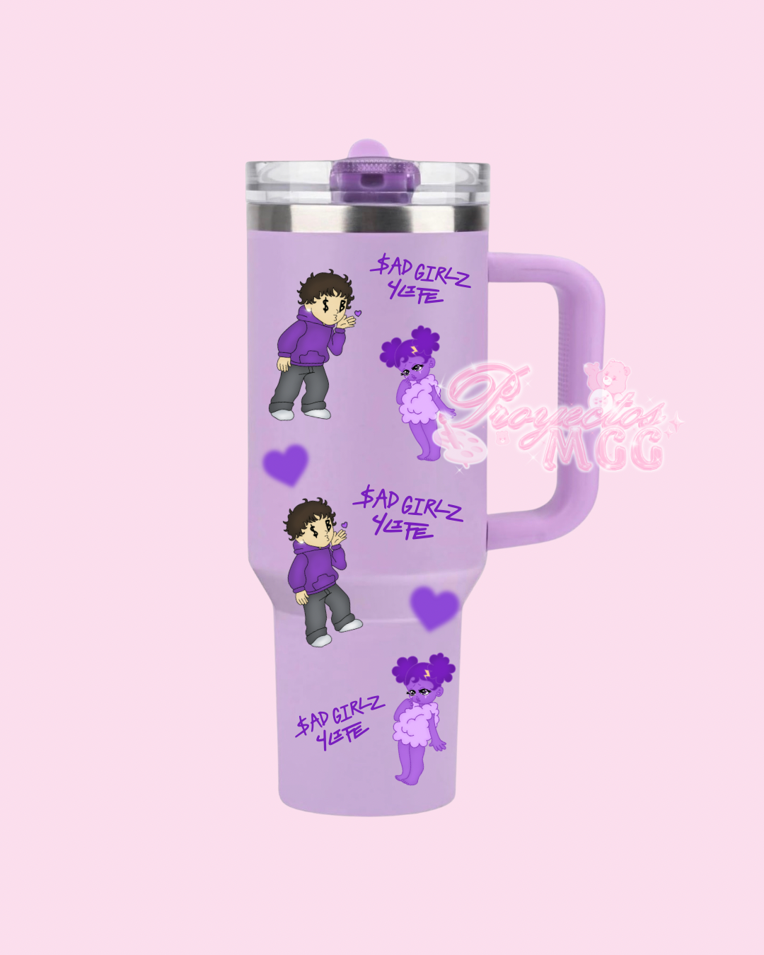 Purple SadBoy & SadGirl $G4L Tumbler